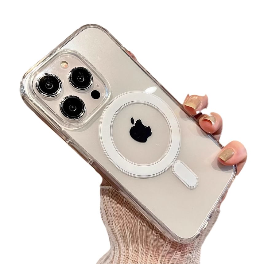 Transparent MagSafe) with (Compatible Case Phone Magnetic