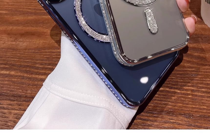(Compatible Phone MagSafe) with Case Magnetic Embellished