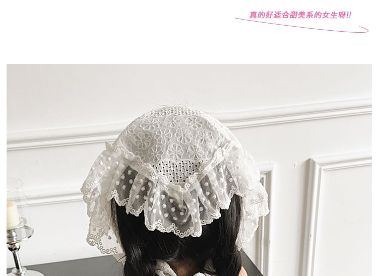 帽子ボンネットレース