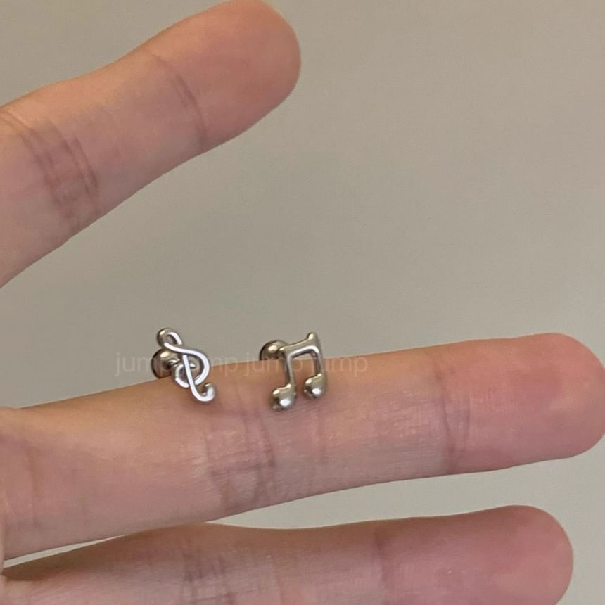 Note Music Earring Stud