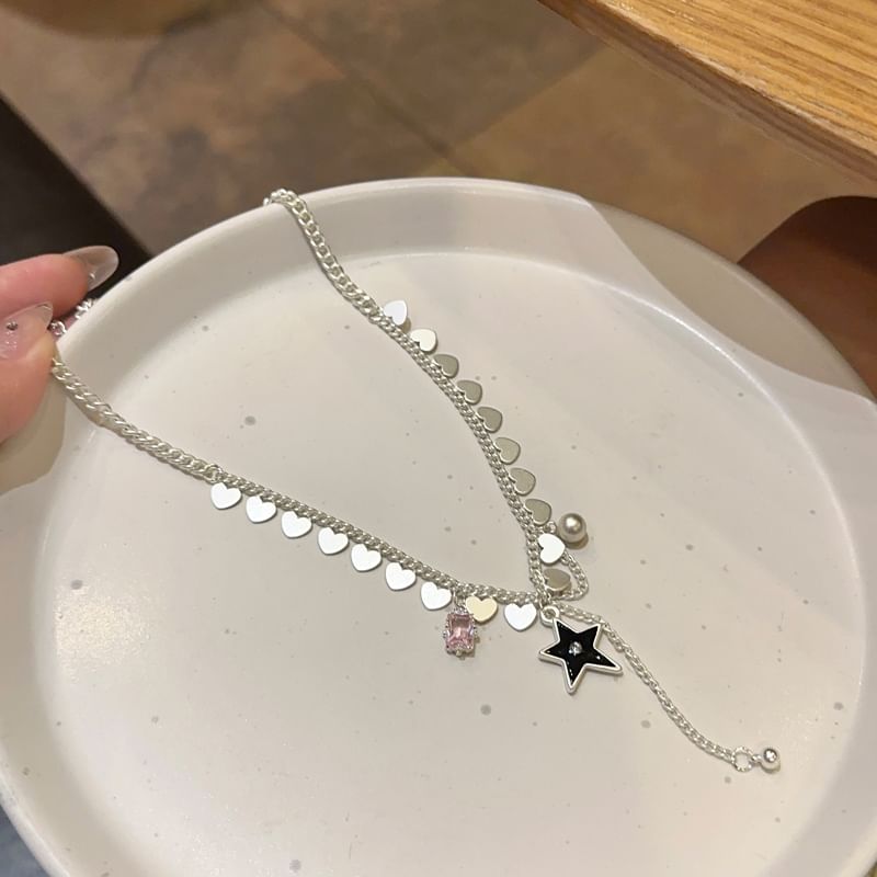 Necklace Star Pendant Lariat