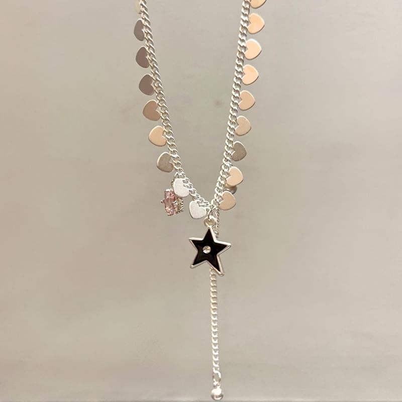 Necklace Star Pendant Lariat