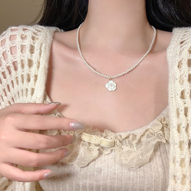 Necklace Pendant Flower