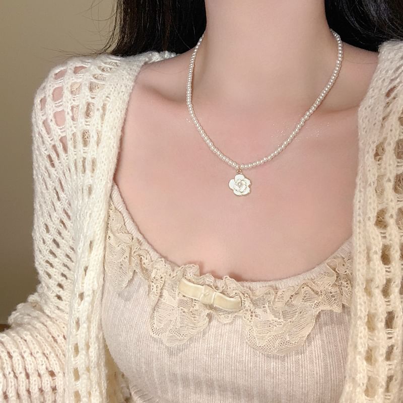 Necklace Pendant Flower