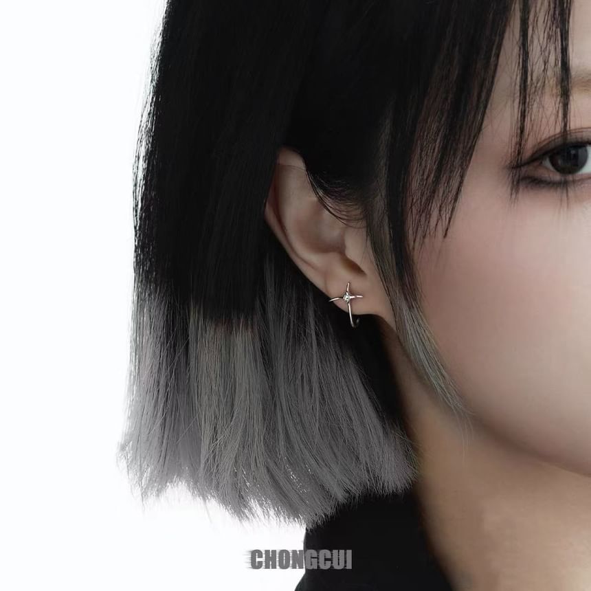 Earring Stud Star Alloy