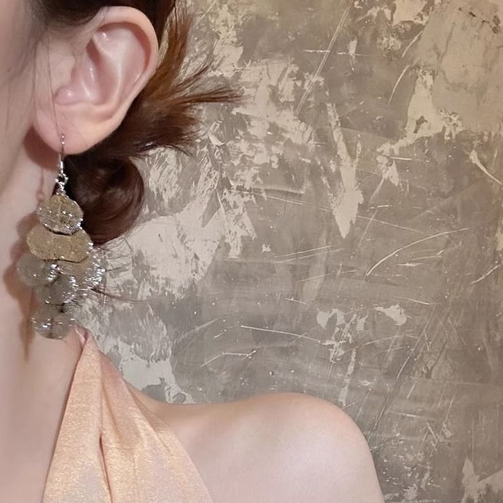 Leaf Chandelier Earring Alloy