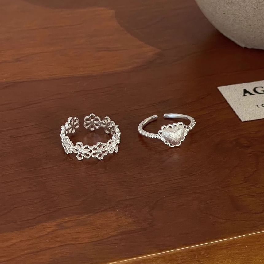 2: Heart Cutout Set Open + Alloy of Ring