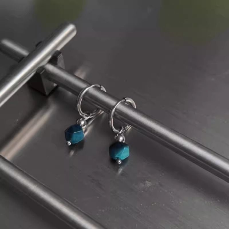 Earring Gemstone Alloy Drop Faux
