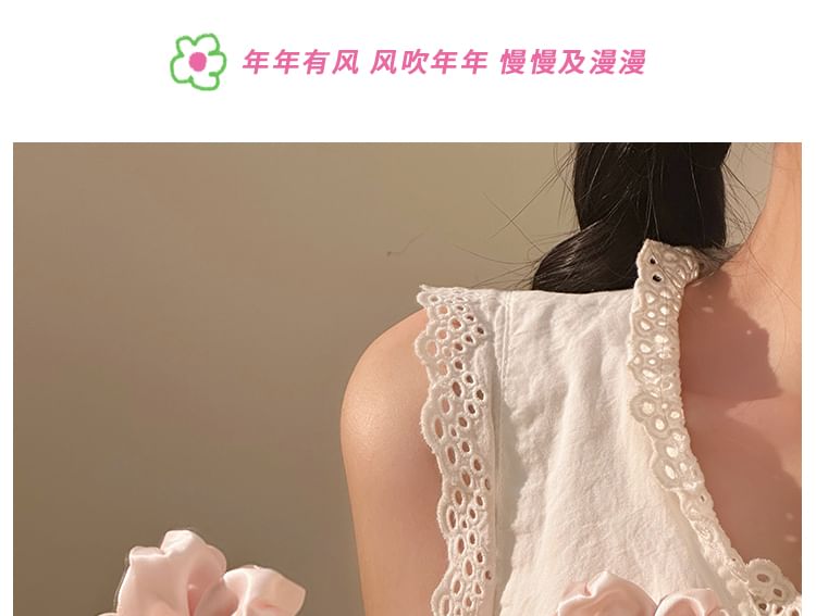 / Pearl Set Hair Faux Flower Clip
