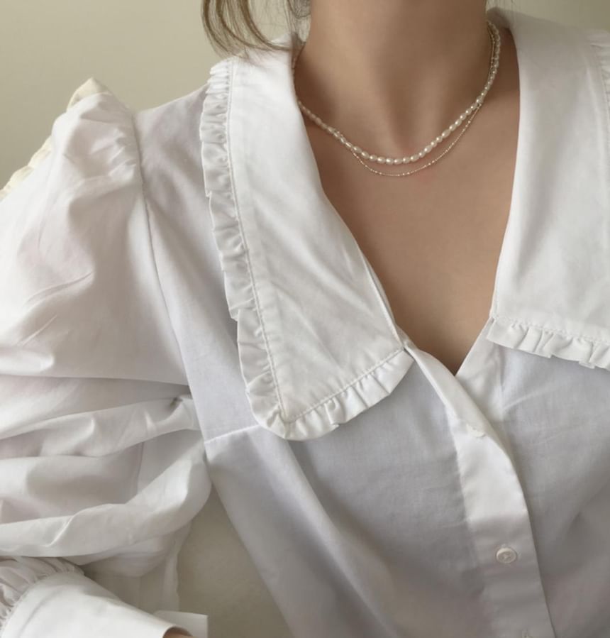 925スターリングシルバーネックレス(上品)