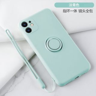 Stand Plain Ring Phone Case