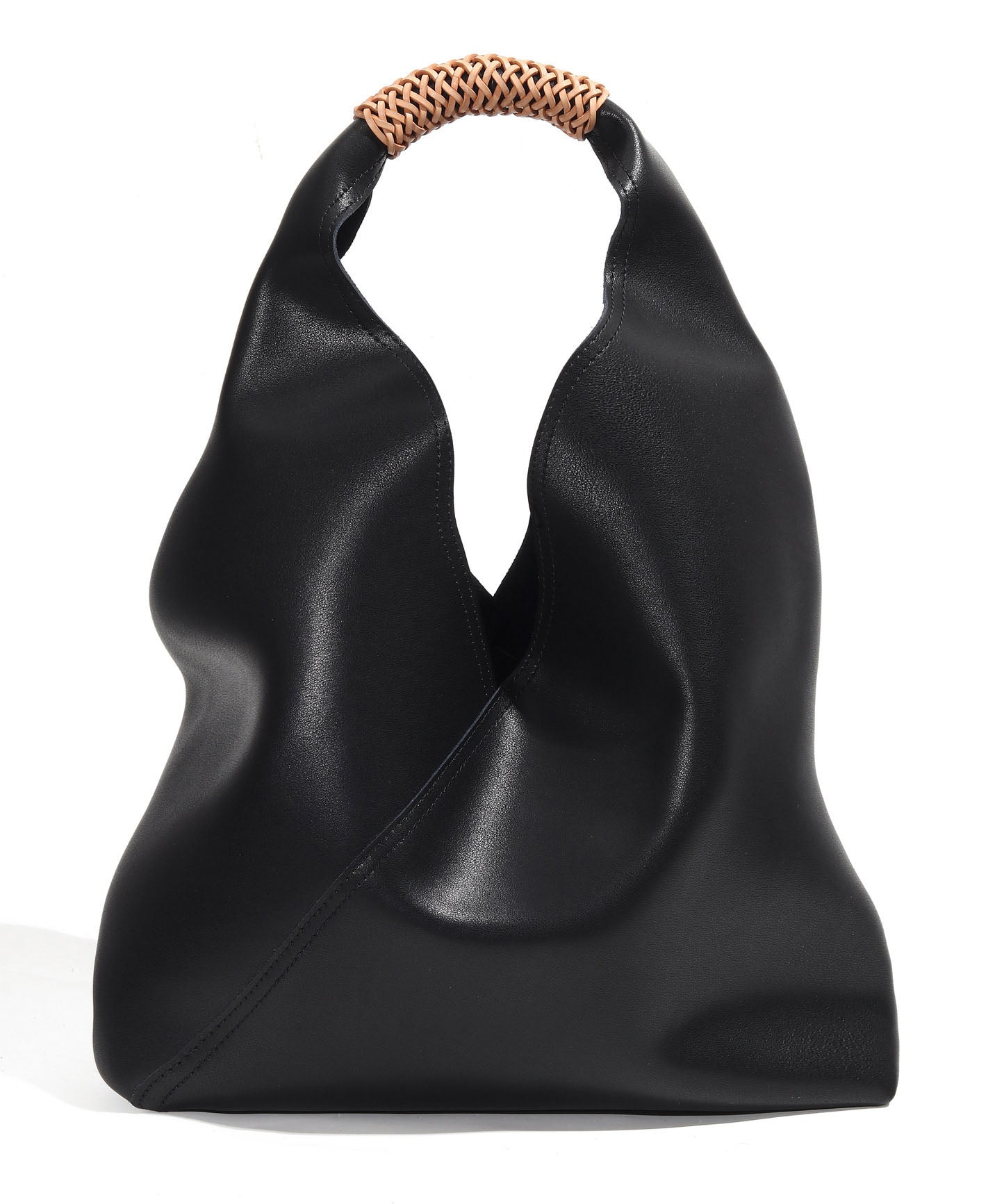 Leather Minimalist White Bag Luxury Calf Shoulder
