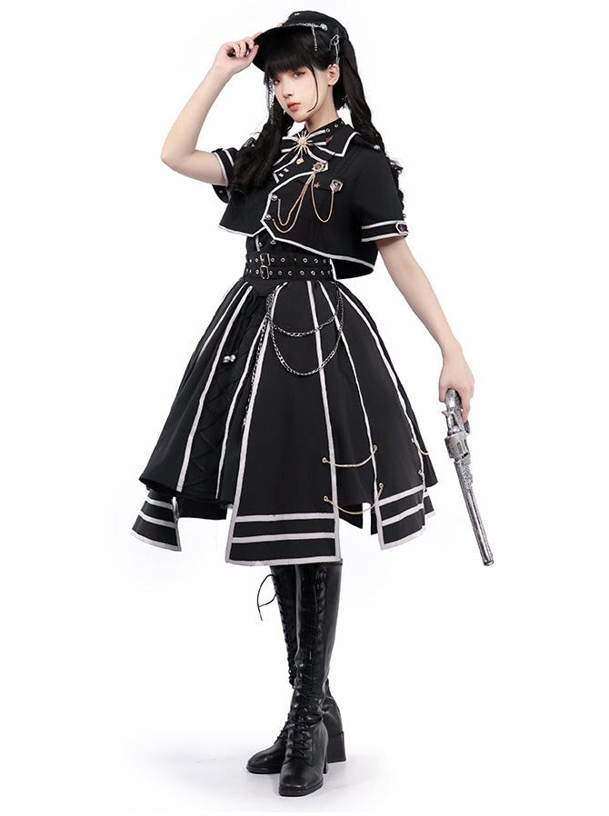 Lolita Armee Urteil Uniform Ritter Militär Set Niedrig