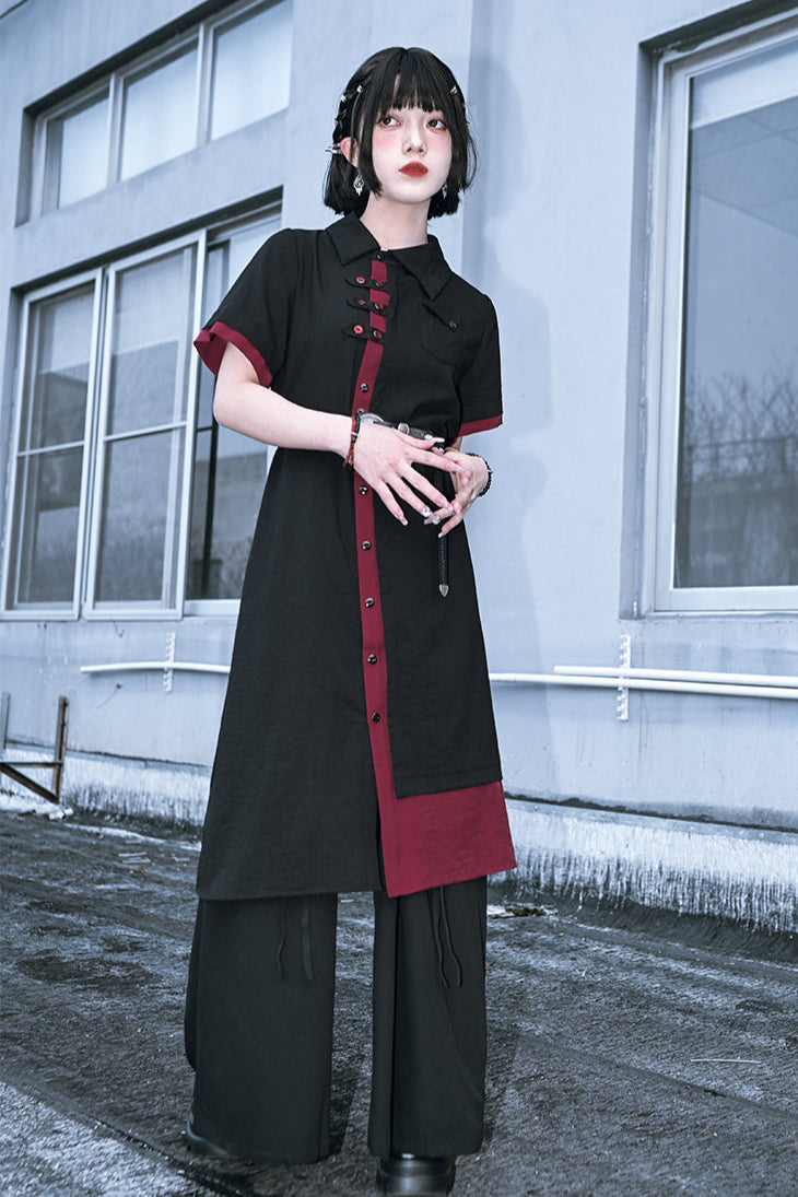 Dark Shirt China Dress Country