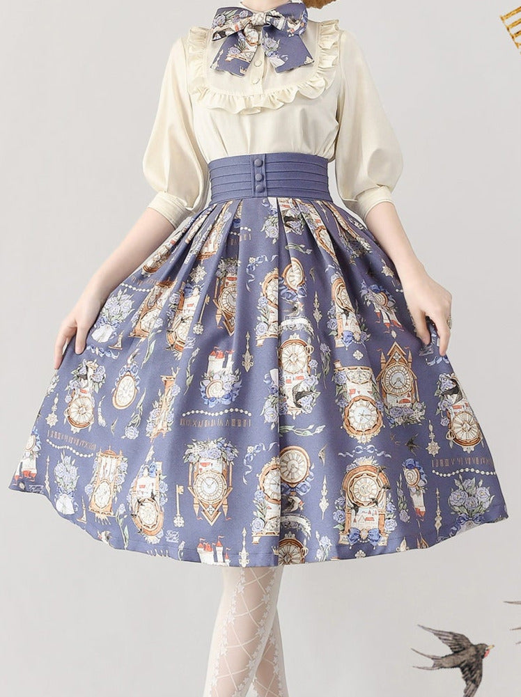 Lolita Echo Daily Echo Setup Suskart Eleegan Trochrasical Print Shirt Eternal