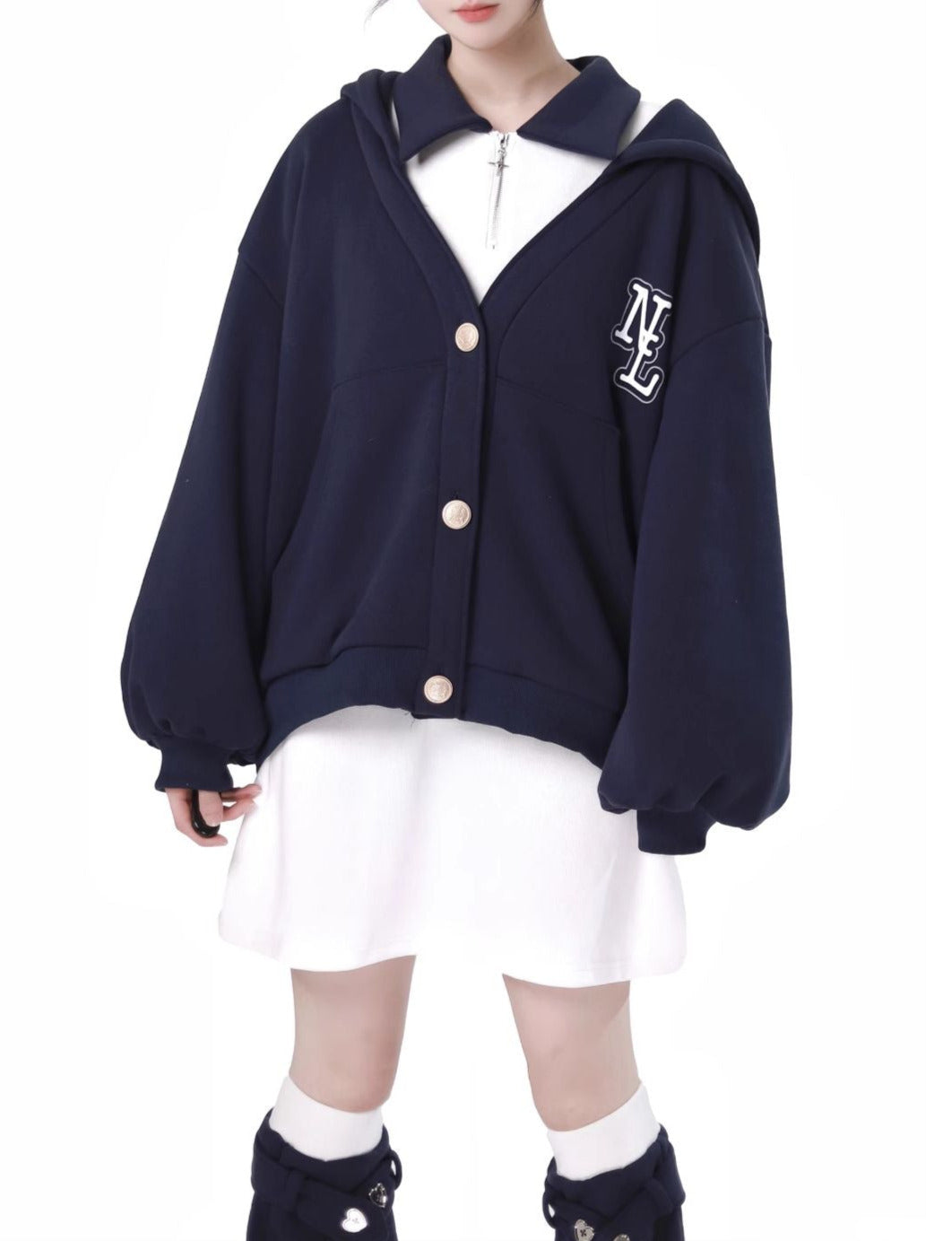 カプリセンヴィブルーカレッジカラーニュースタイルスーツ