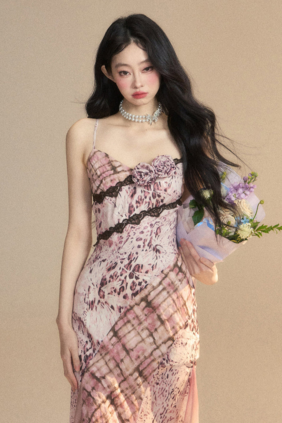 Dress One Shoulder Lady Long