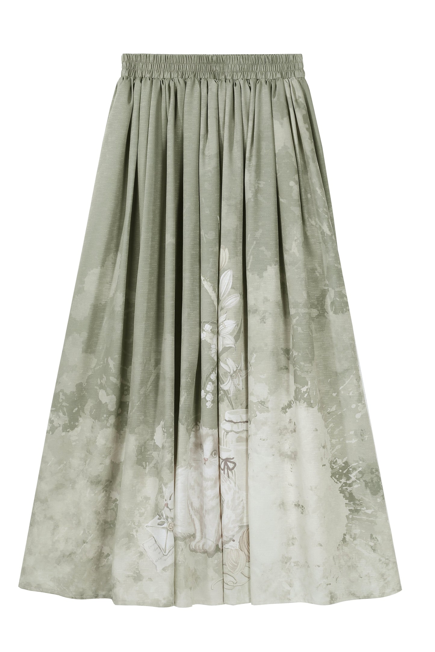 Product Kula + Retro Flourescent Sleeveless Reserved Time Top Elegant Skirt