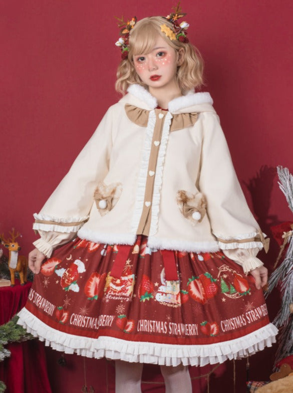Lorita Jacket Cape Velvet Big Bow