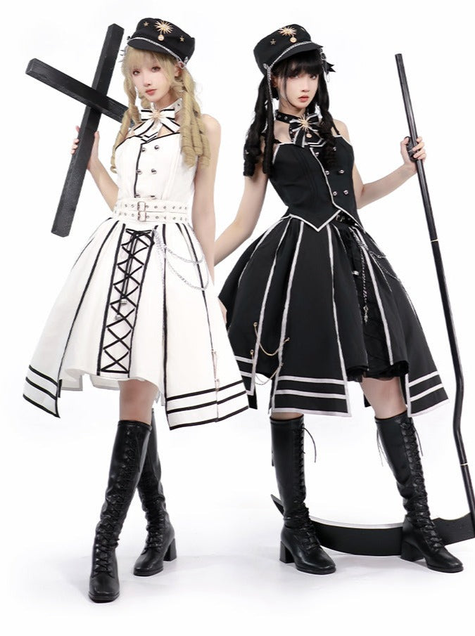 Lolita Armee Urteil Uniform Ritter Militär Set Niedrig