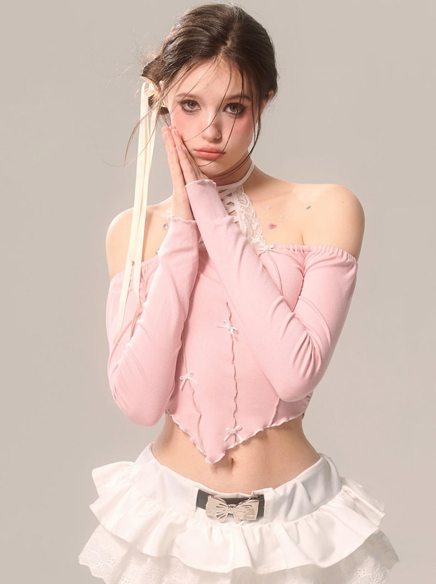Top Ribbon Sweet Little Asymmetrical
