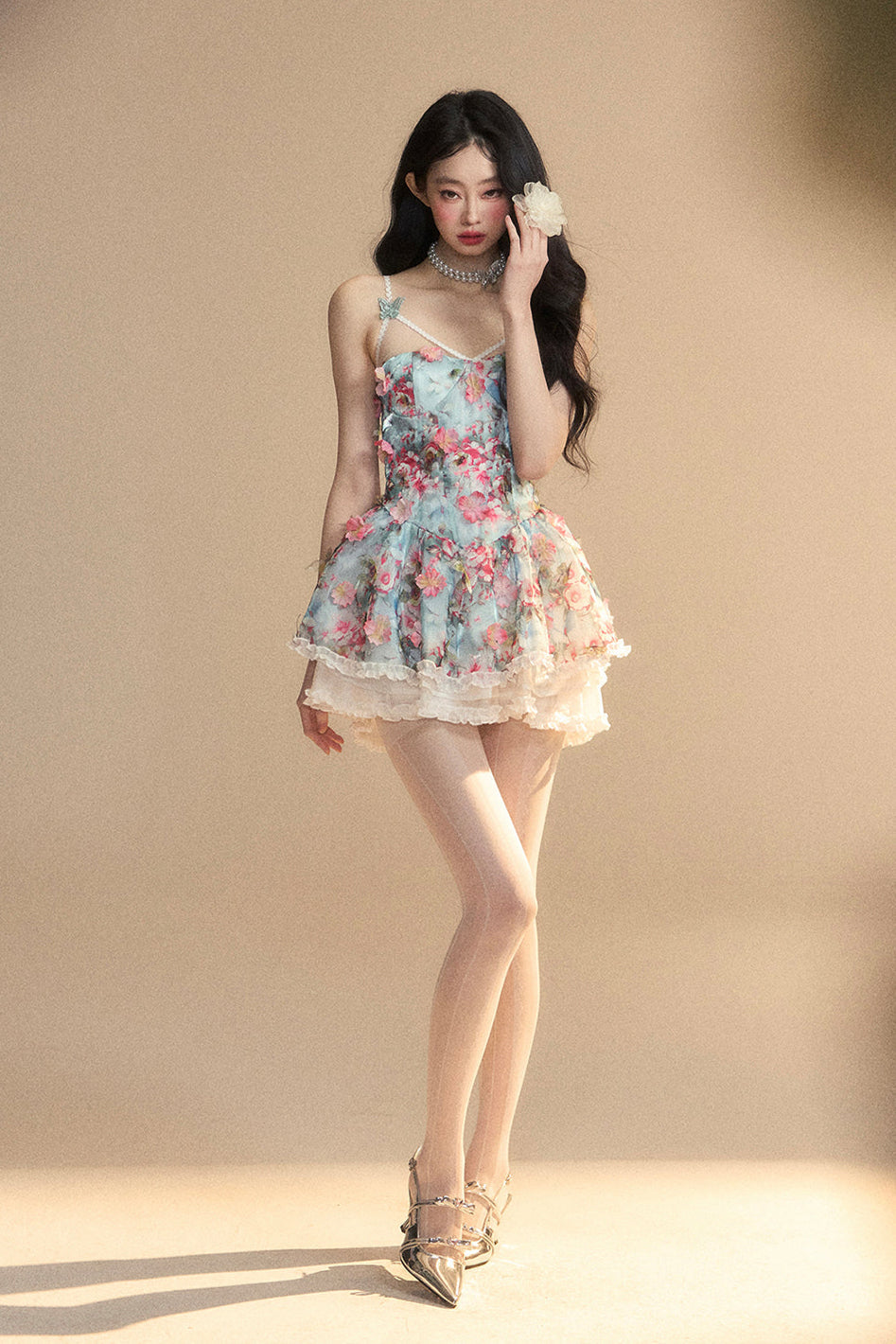 Camisole Floral product Princess Dress Painting Pre-order