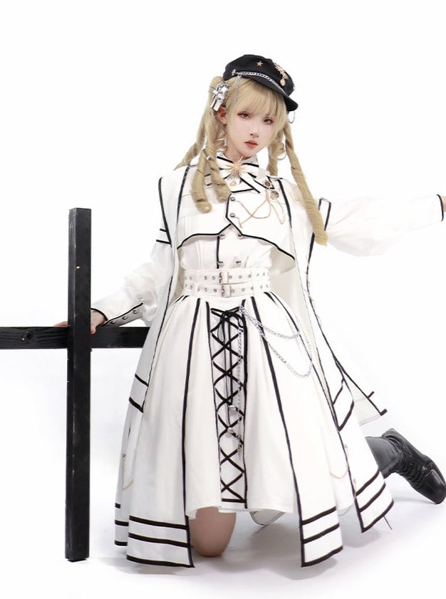 Lolita Armee Urteil Uniform Ritter Militär Set Niedrig