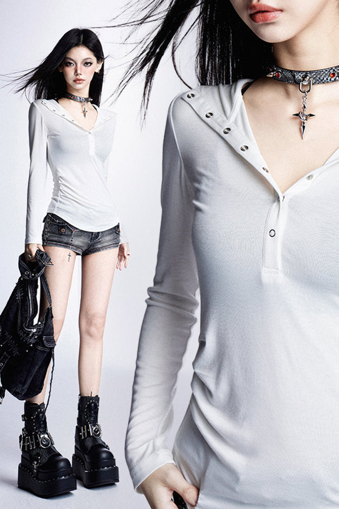 Top Inner Luxury Sheer Hoodie Bra +