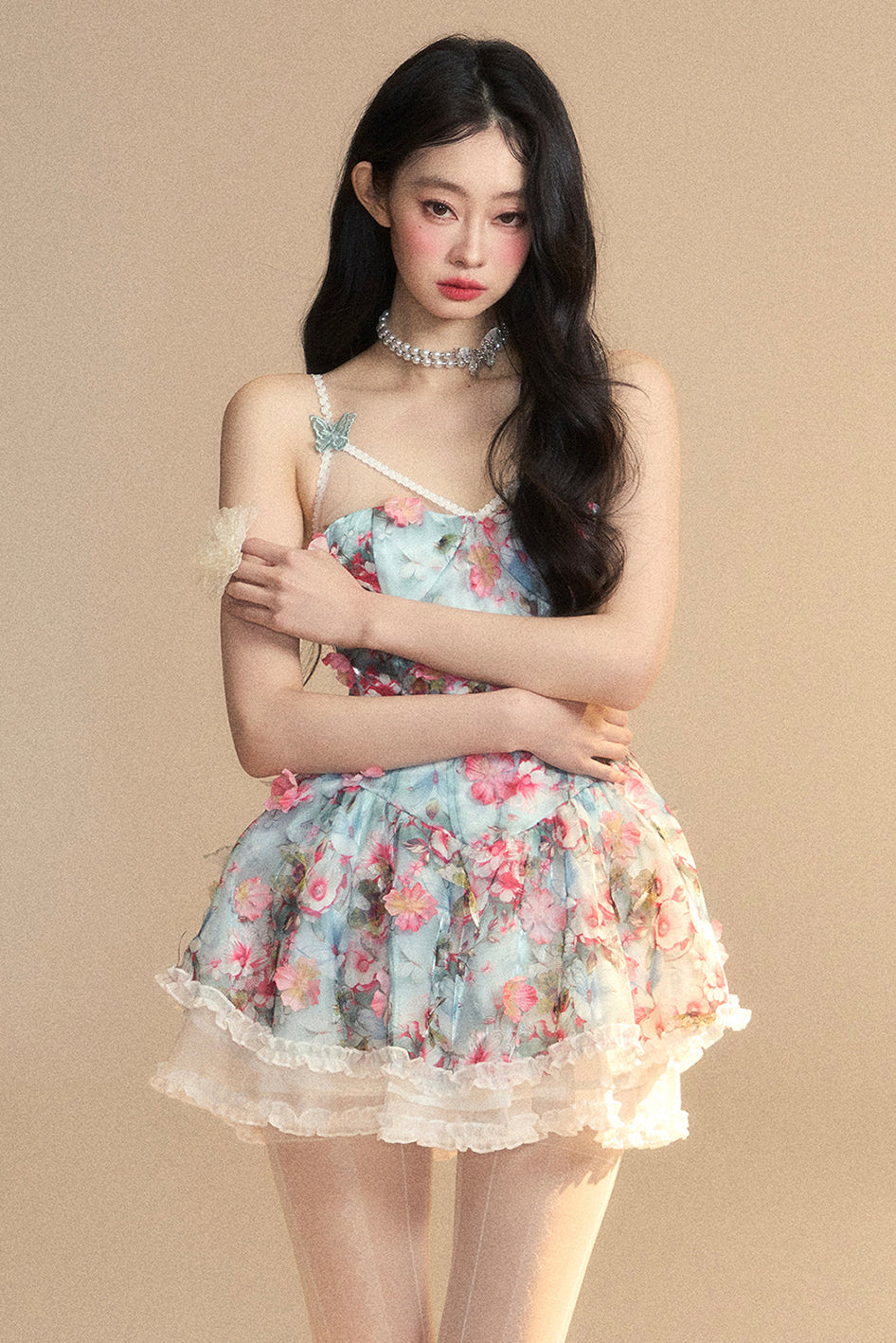 Camisole Floral product Princess Dress Painting Pre-order
