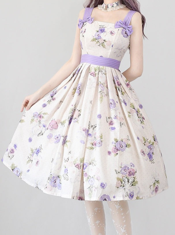 Lolita Flower Dress Retro