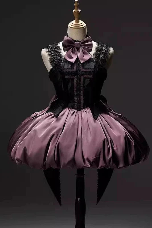 Cute Witch Little Dress Lolita Dark Cat Magical