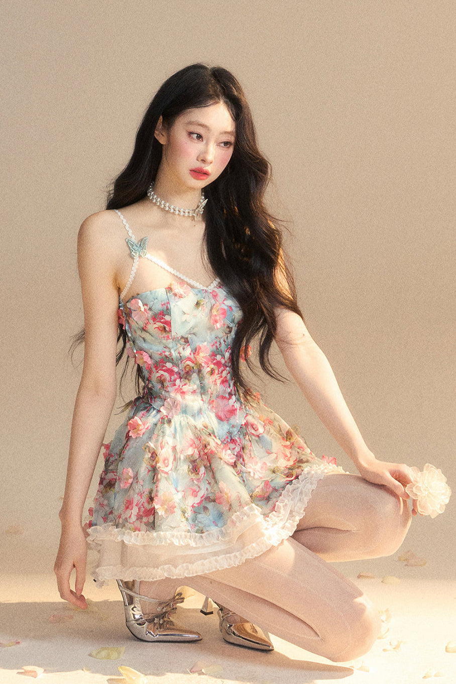 Camisole Floral product Princess Dress Painting Pre-order