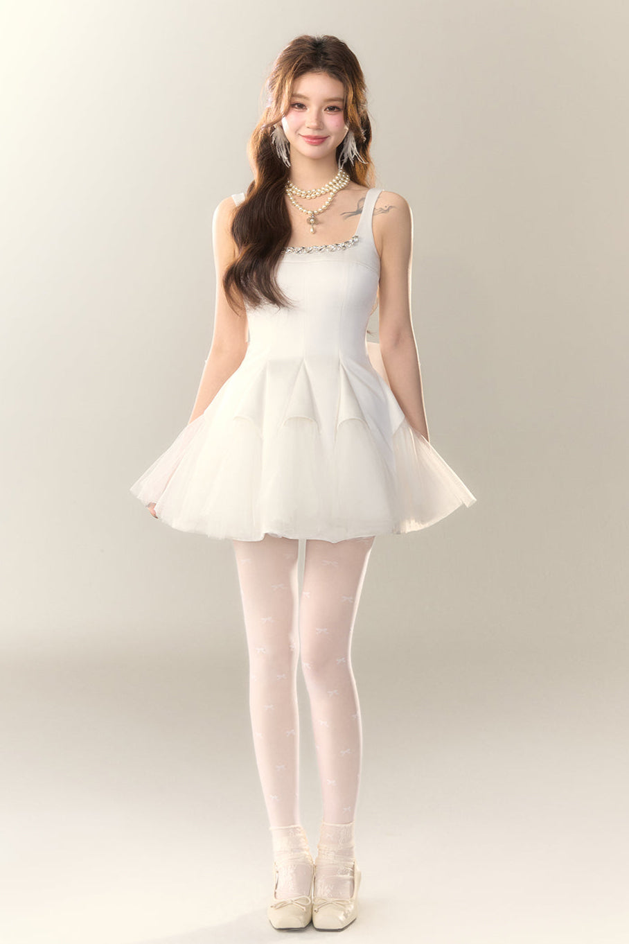 Dance Swan Gradient Princess Dress