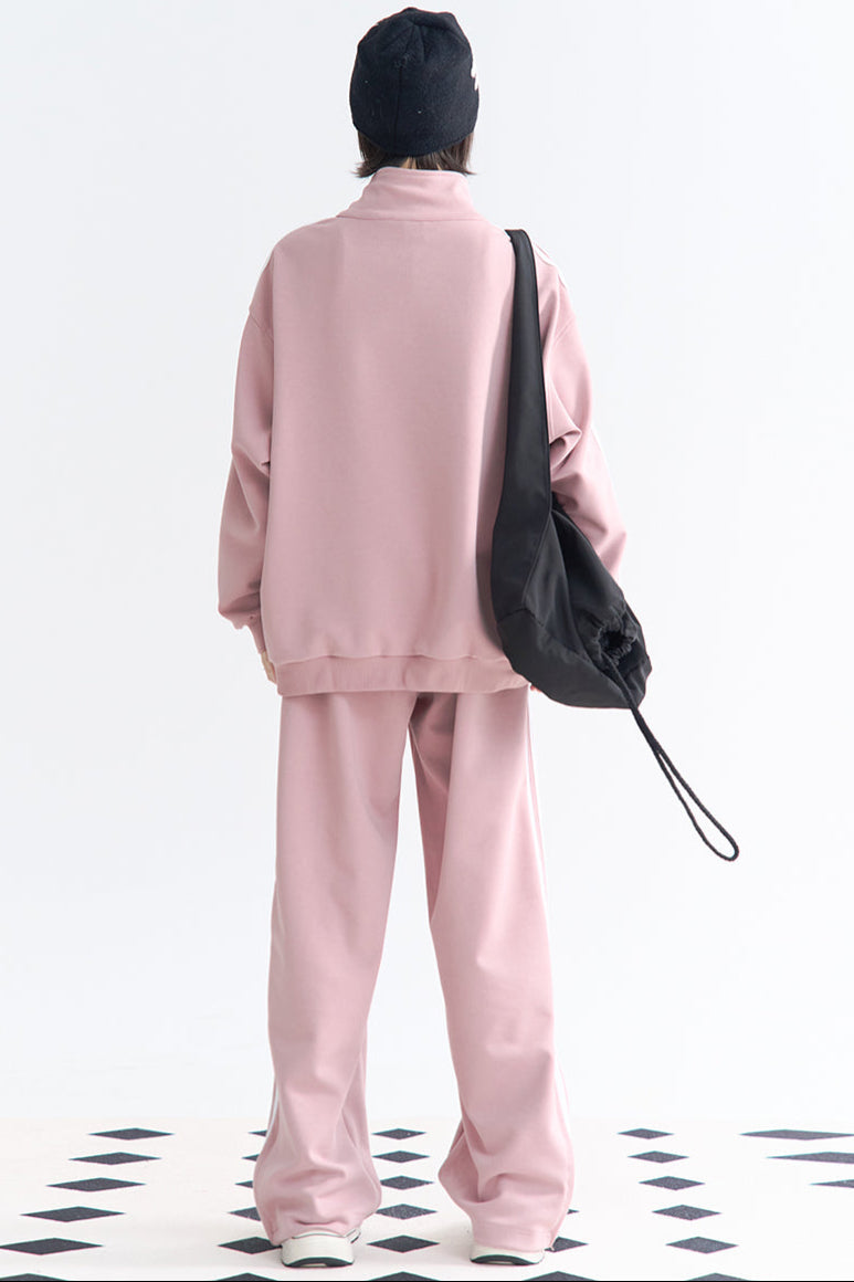 Museum Style Pants and Setup Zip Jacket