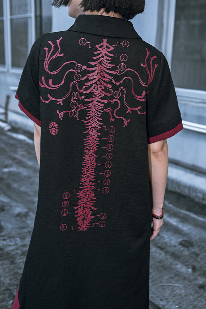 Dark Shirt China Dress Country