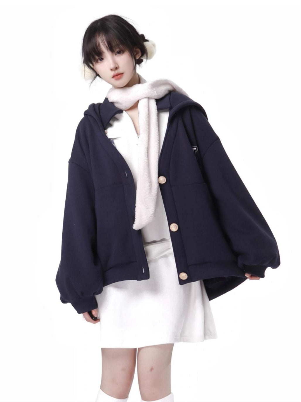 カプリセンヴィブルーカレッジカラーニュースタイルスーツ