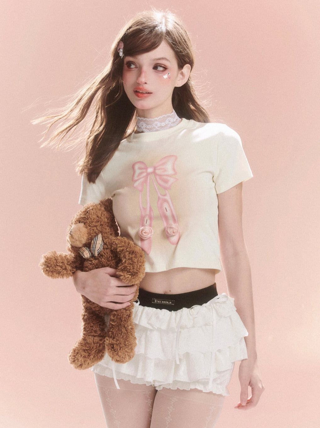 Design Sweet Bow Short Top
