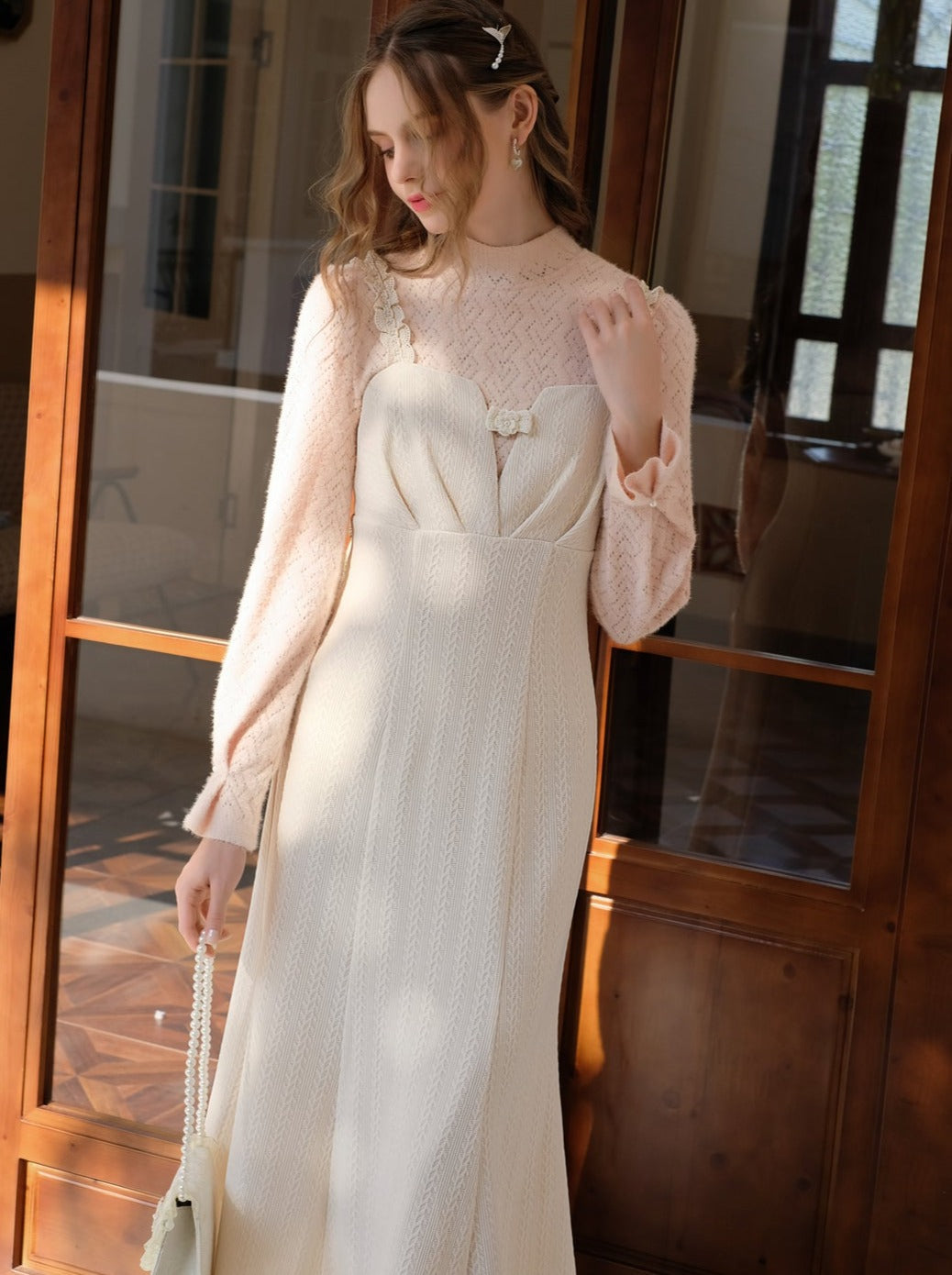 Top Dress Camisole Mermaid Neck Half