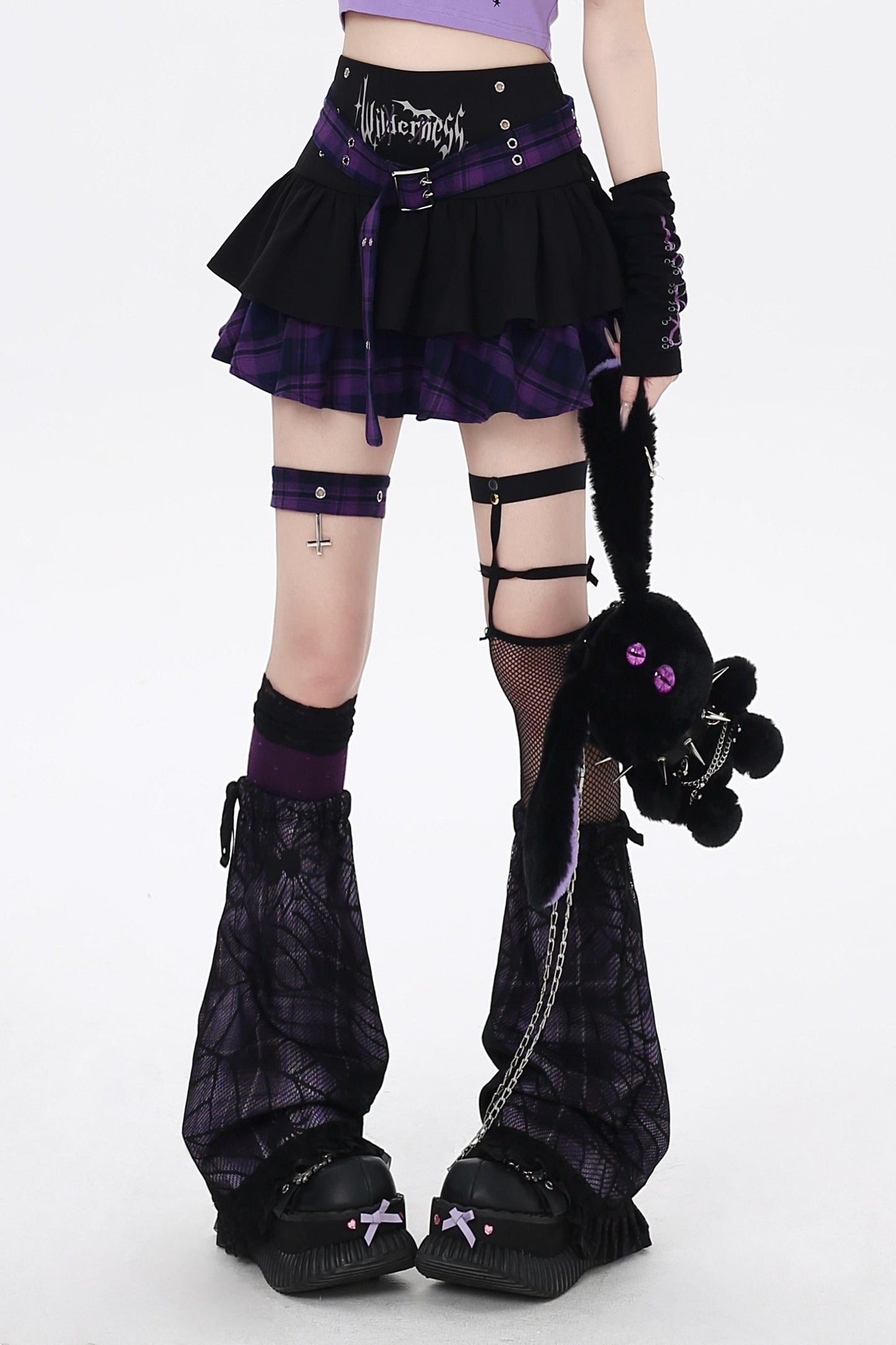 Check Cake Gothic Skirt Icon Subculture