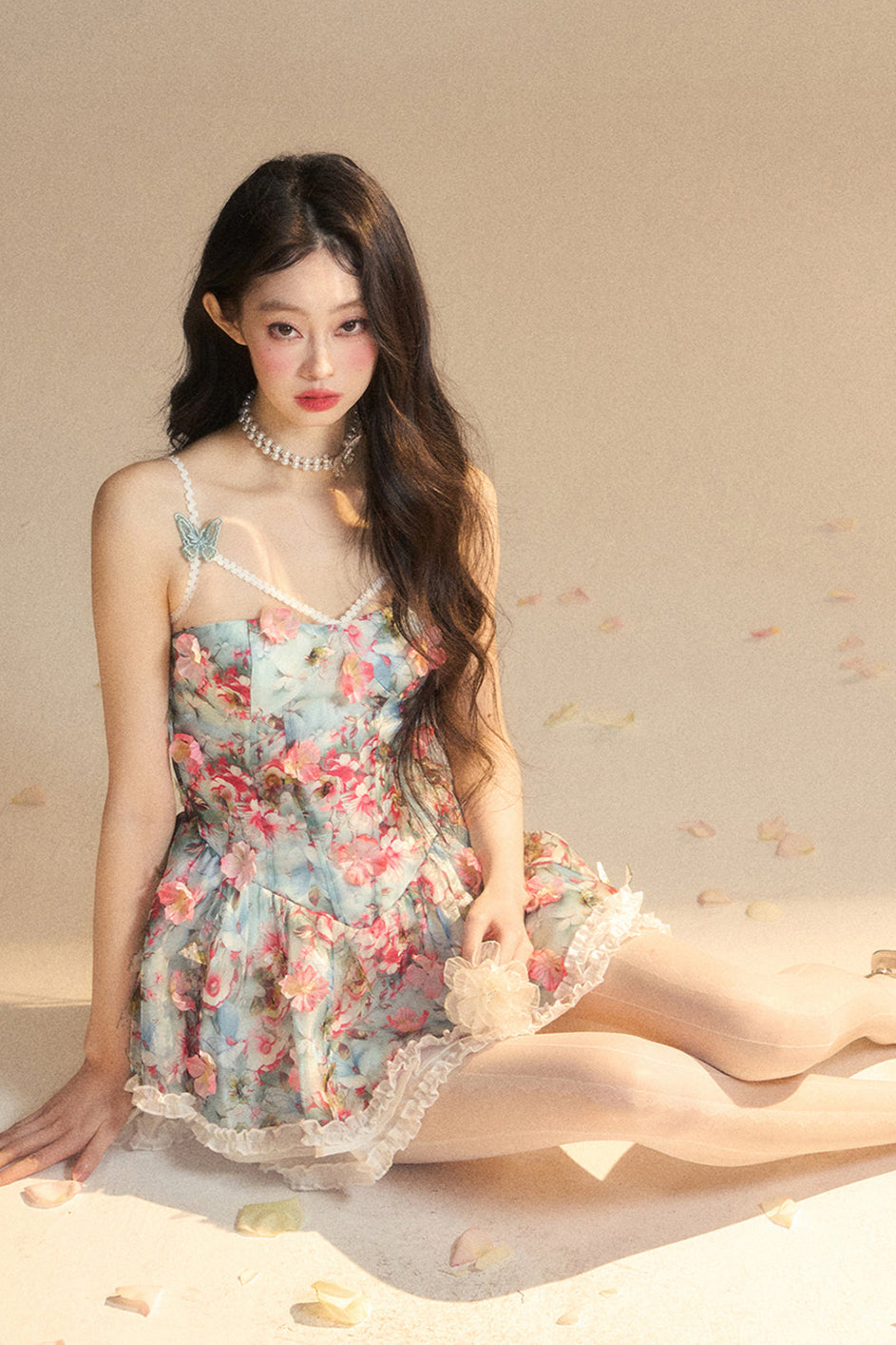Camisole Floral product Princess Dress Painting Pre-order