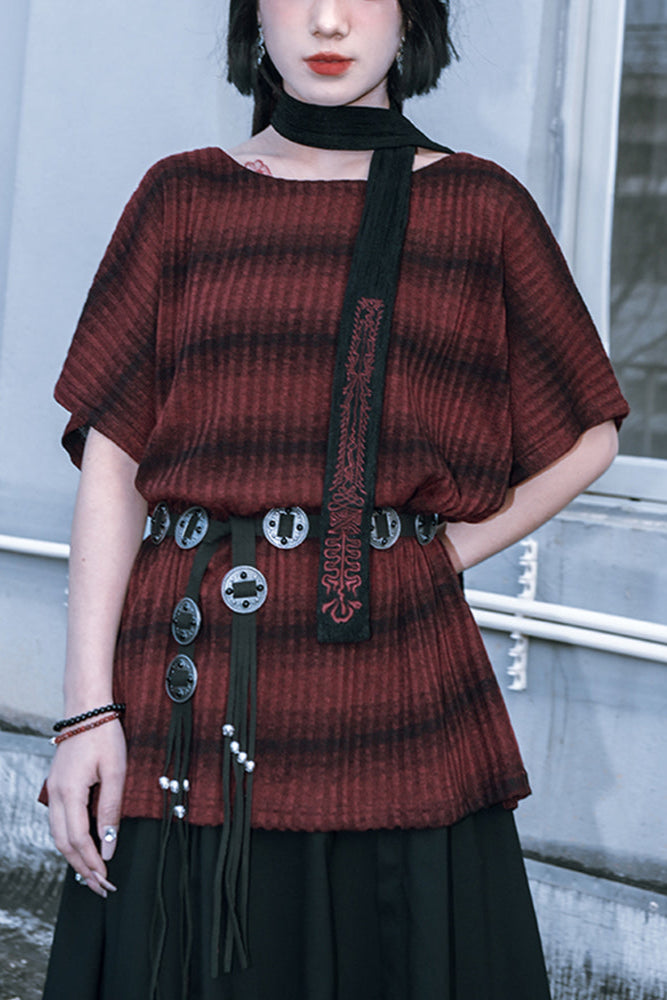 Dark Border Loose T-Shirt