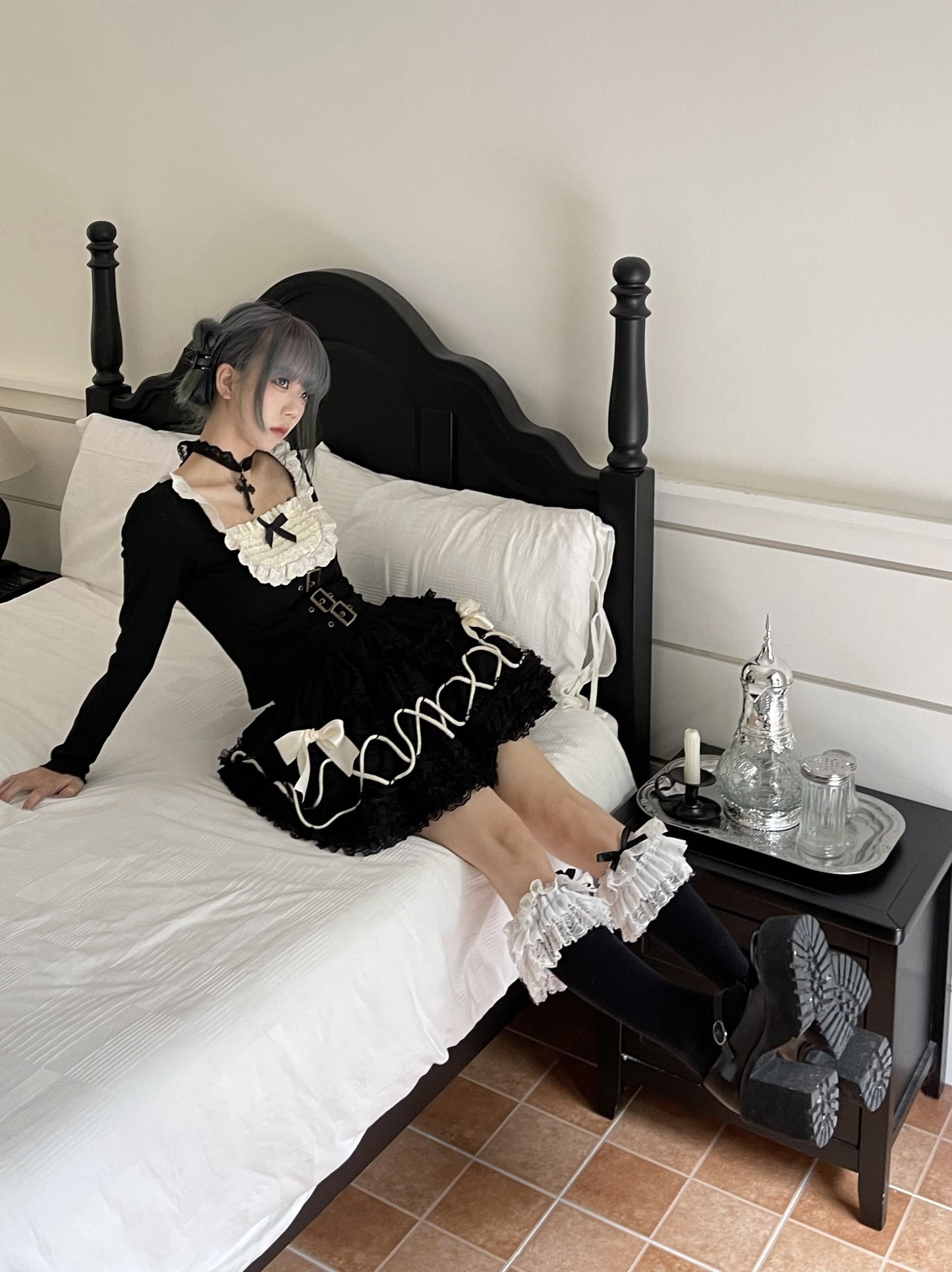 フレンチクロスケーキスカート