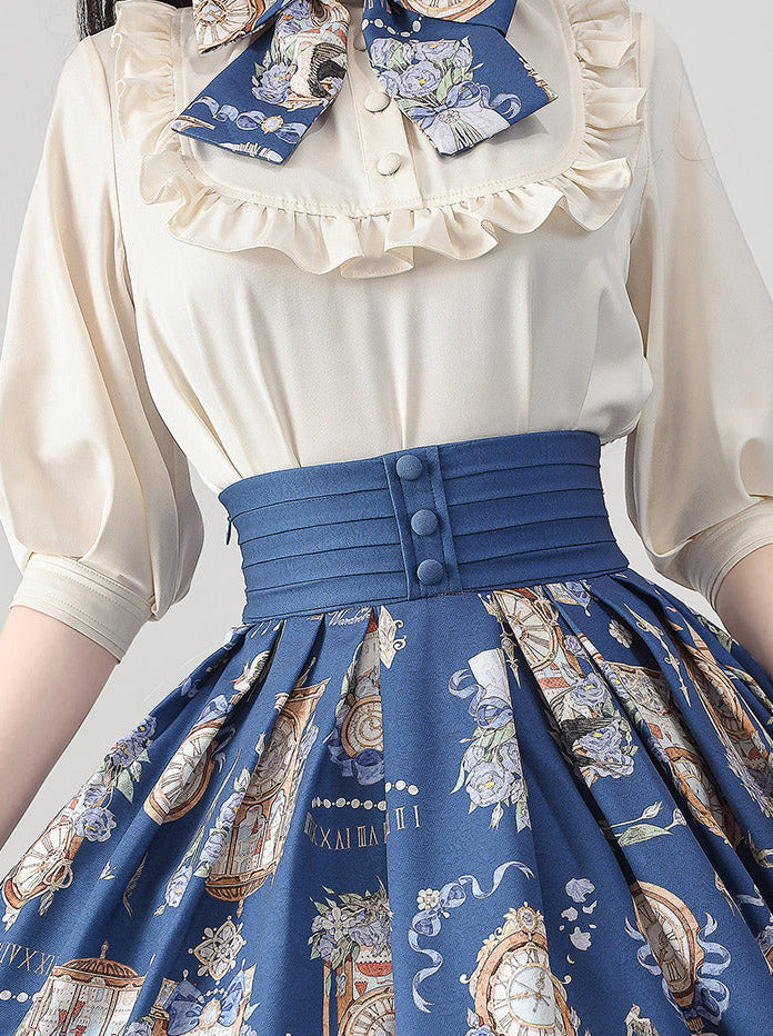 Lolita Echo Daily Echo Setup Suskart Eleegan Trochrasical Print Shirt Eternal