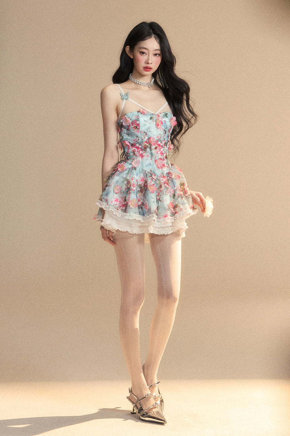Camisole Floral product Princess Dress Painting Pre-order
