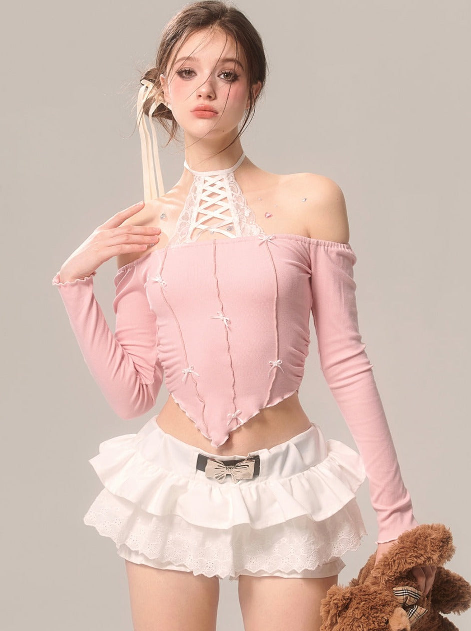 Top Ribbon Sweet Little Asymmetrical