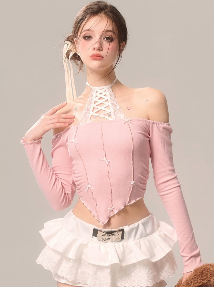 Top Ribbon Sweet Little Asymmetrical