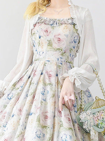 Lolley Dress + Cardigan Ta Trochrasic Elegan Forest Basket