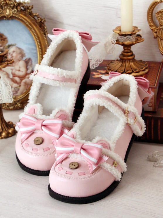 Niedrige Absätze Fluffy Bear Lolita Original