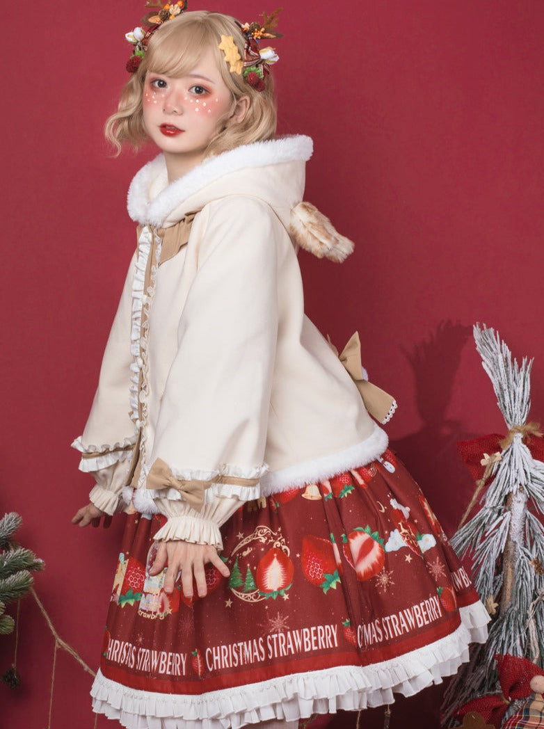 Lorita Jacket Cape Velvet Big Bow