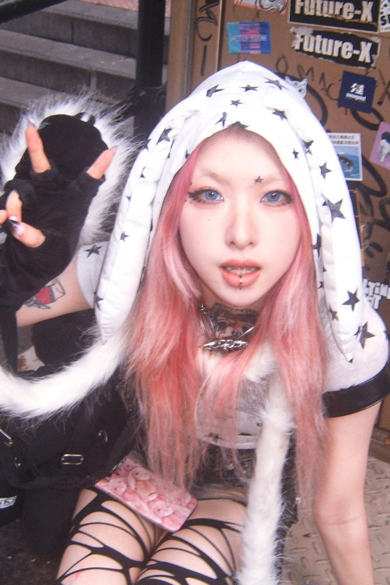 Ear Spicy Star Girl Tops Bunny